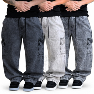 Calças Cargo Street Balão masculino sem punho em Oferta na Shopee