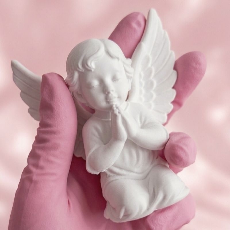 Anjinho Batizado Crisma Primeira Eucaristia 8cm Lembrancinha Religiosa