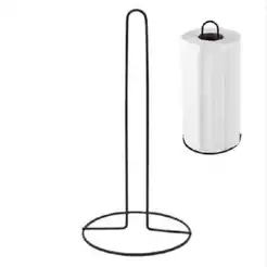 Suporte Vertical de Mesa para Papel Toalha - Cozinha Porta Guardanapos e Utensílios