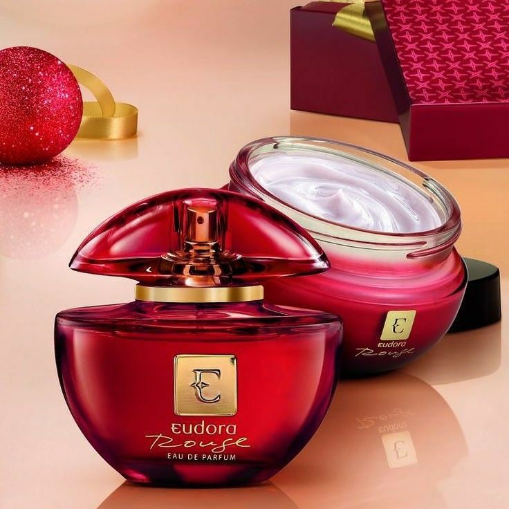 Kit Dia das Mães – Perfume e Creme Hidratante Eudora Rouge 100ml por R$ 23,99