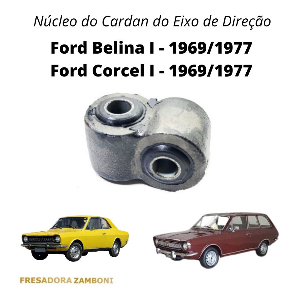 Núcleo Do Cardan Do Eixo Da Direção Ford Corcel / Belina 1969 A 1977