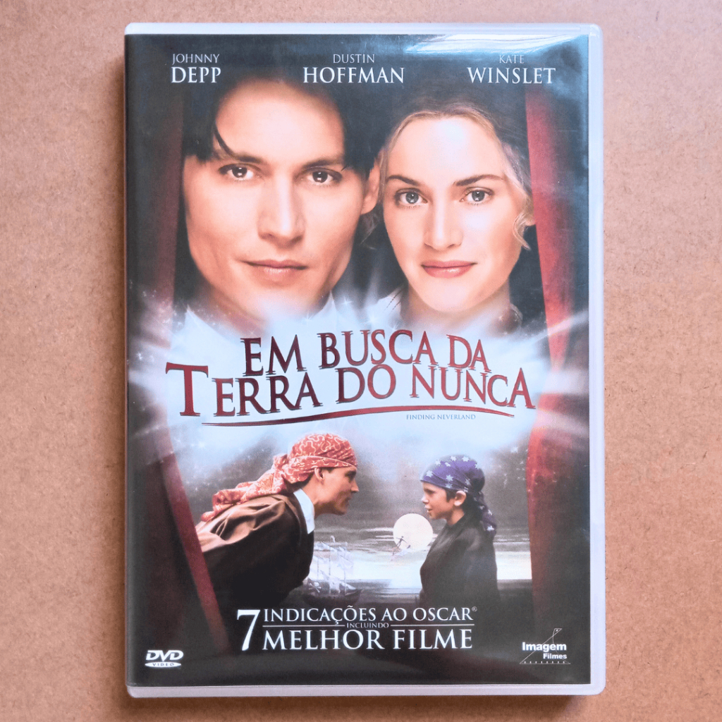 DVD Em Busca da Terra do Nunca Original Filme Johnny Depp Peter Pan