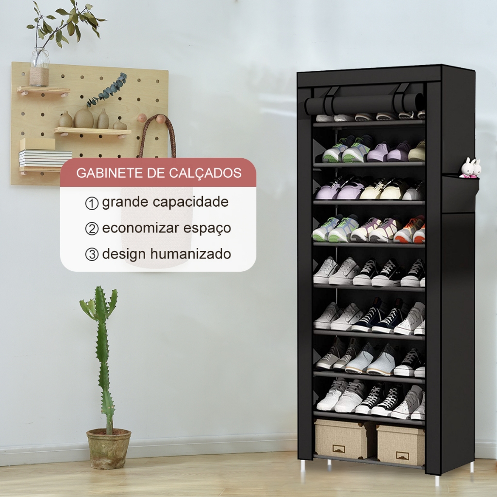 Sapateira Organizadora Desmontável Andares Para Pares De Sapatos Prateleira Para Quarto Premium em Oferta na Shopee