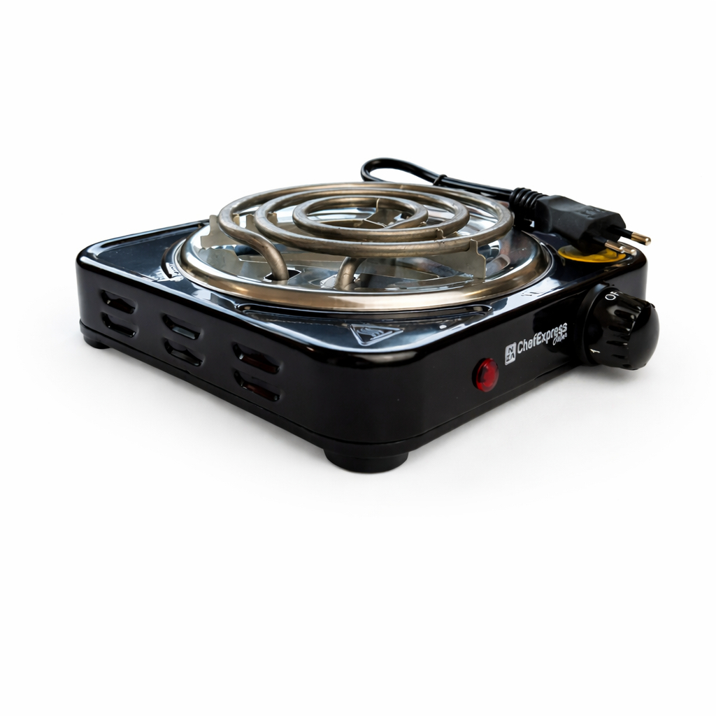 Fogão Elétrico 1 Boca 110v 220v Acampamento Camping Portátil Fogareiro Espiral Cooktop 1200W