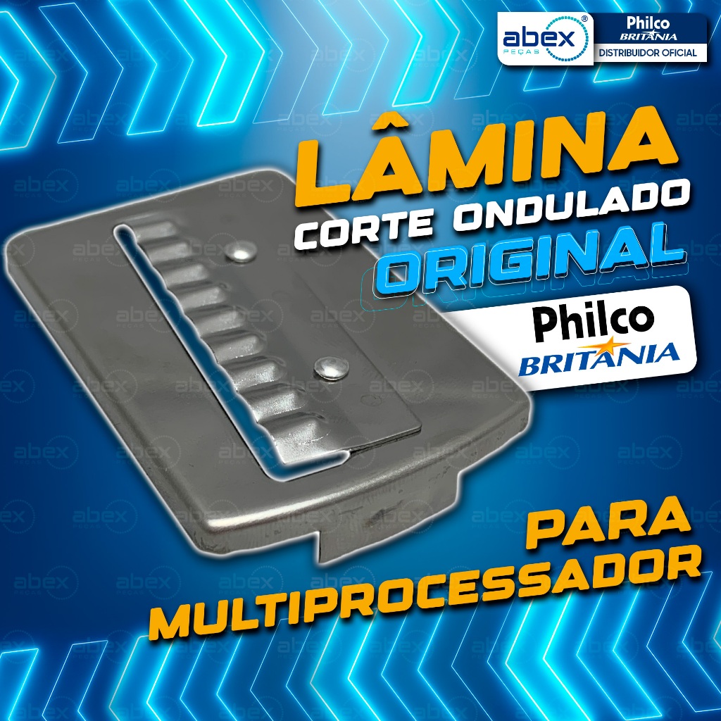 Lamina De Corte Ondulado Para Multiprocessador Philco All In One  Maximus BMP1100 003823 Original