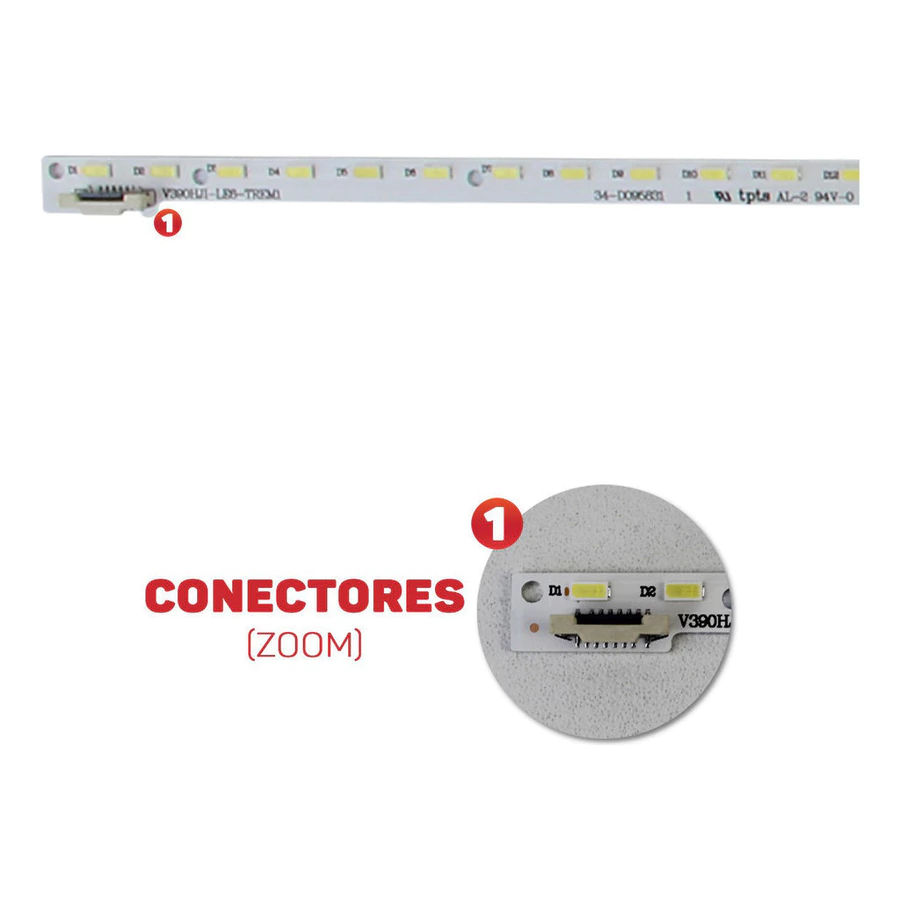 Kit tc39a400b tc39a400b tc39as600b tc39as600b 48 Leds