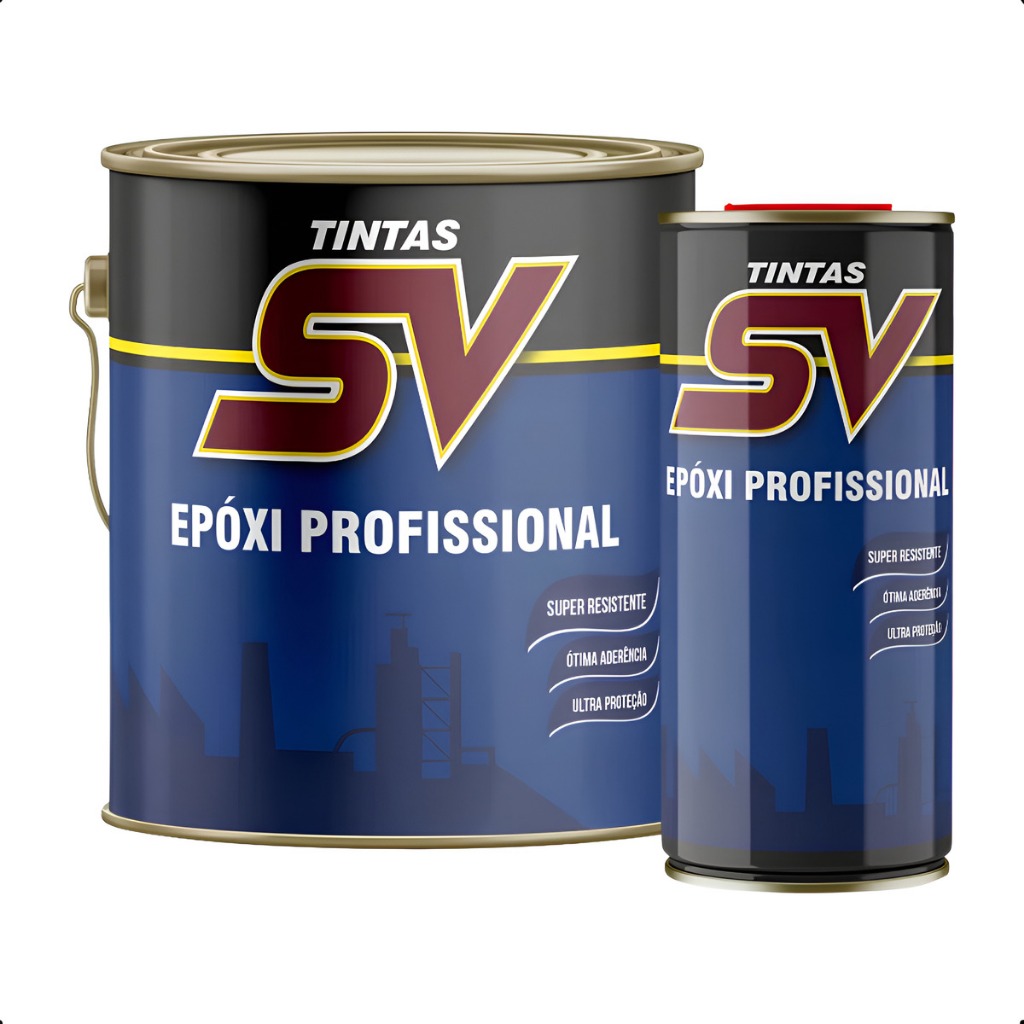 Tinta Epóxi Maza SV Com Catalisador 3,6l para Ferro Aço Pisos Alvenaria - Cores