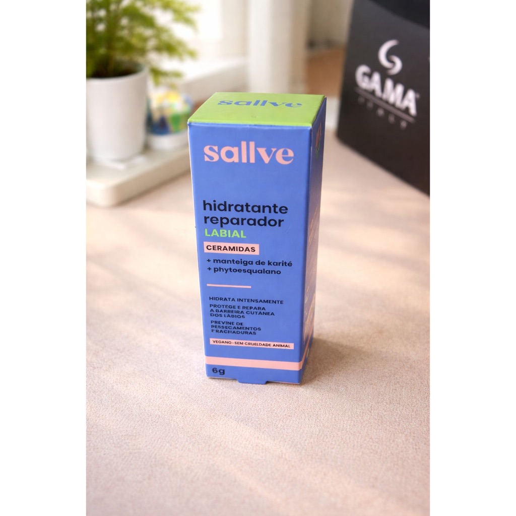 Hidratante Reparador Labial Sallve 6g com Ceramidas
