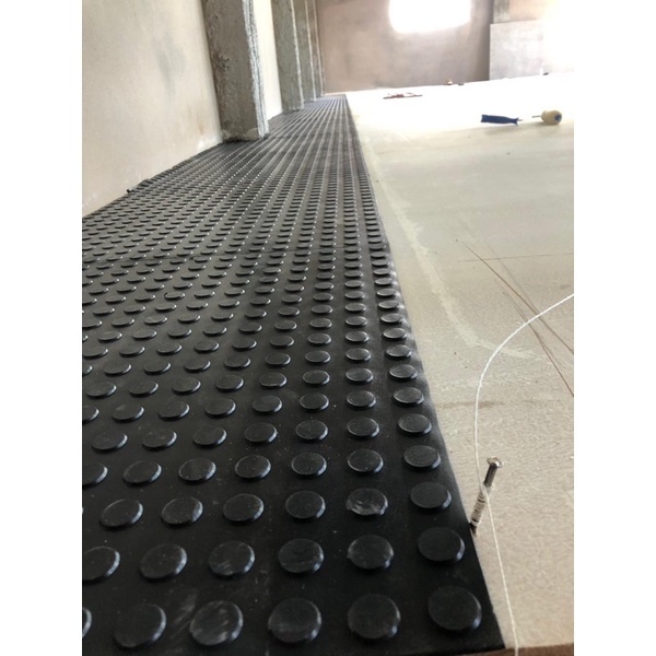 Piso de Borracha Moeda (Tapete) 1,30 x 1,00 Antiderrapante 3mm