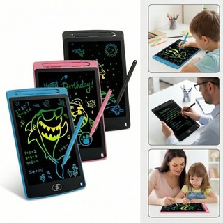 Lousa Mágica Infantil Tablet LCD para Desenho e Escrita com Caneta Lousa Digital Reutilizável