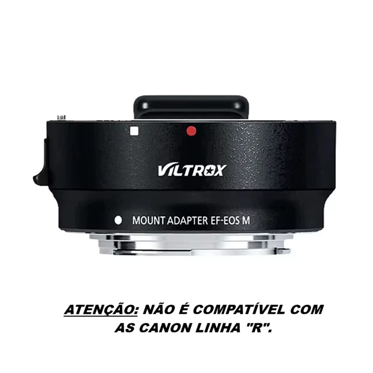 Viltrox Adaptador De Lente Ef E Ef-s Para Câmeras Canon Eos M