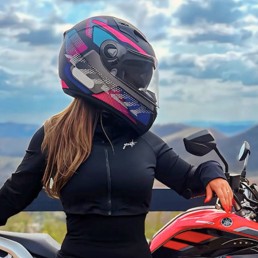Capacete Ebf Xtroy Furious Óculos Interno Moto Preto Narigueira Esportivo — imagem 2 de 2