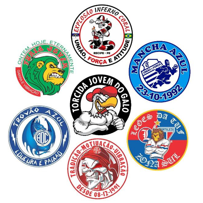LADO A - UNIÃO DE TORCIDA ORGANIZADA INFERNO CORAL, MANCHA AZUL, TROVÃO AZUL, JOVEM DO GALO, FUT, MÁFIA VERMELHA