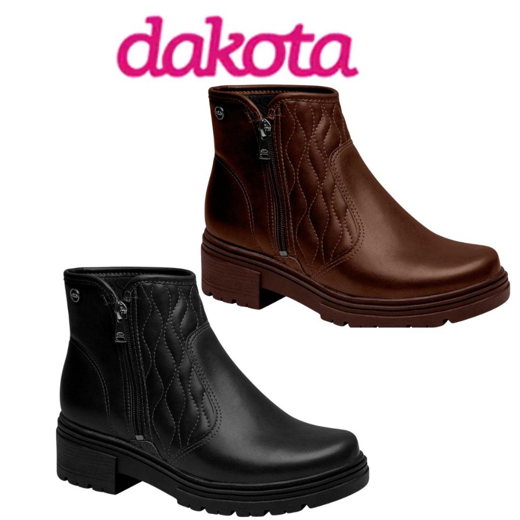 BOTA FEMININA CONO BAIXO DAKOTA  D2731