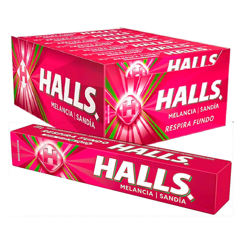 Drops Halls 21un Mdlz Melancia