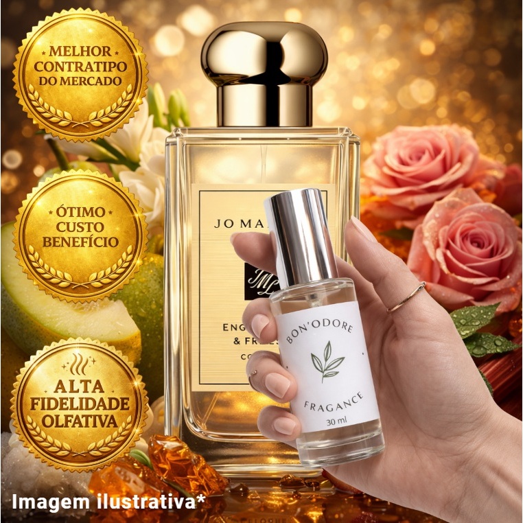 Perfume inspiração - English Pear & Freesia Jo Malone -Bon´Odore - Alta Performance e Fidelidade Olfativa