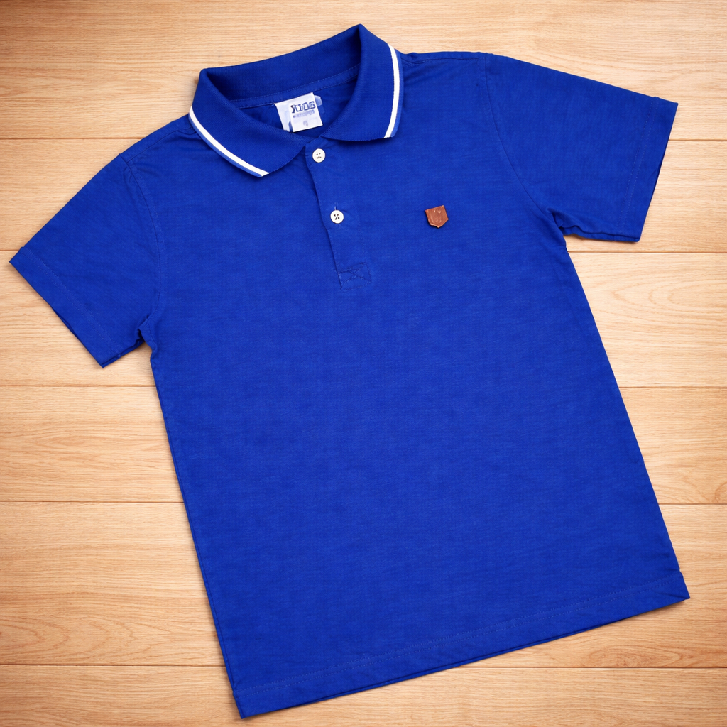 Camiseta Polo Masculino Criança e Juvenil Blusas Infantil 100% Algodão Masculina Camisa