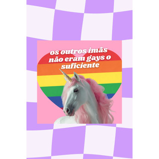 Imã de Geladeira - Imã LGBT - Os outros imãs não eram gays - Presente Criativo - Presente lgbt