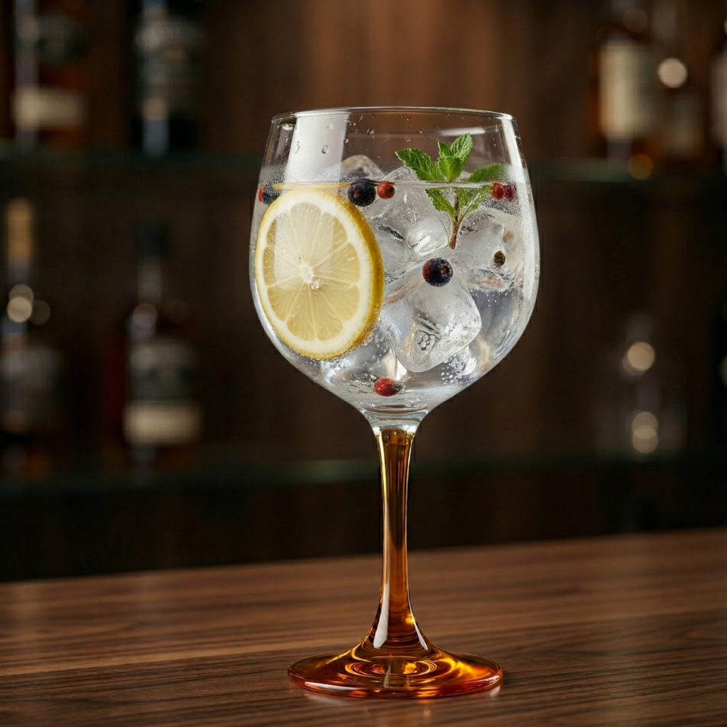 Taça de Vidro Gin Club Hasta Laranja 700ml