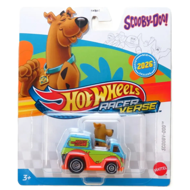 Hot Wheels RacerVerse Scooby-Doo Miniatura 1/64 - Mattel Original