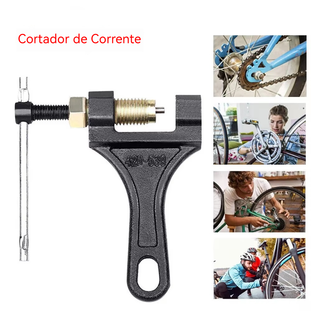 Chave Extrator de Pino de Corrente - Pino Grosso Compatível com 420/428/520/525/530 para Bike e Moto