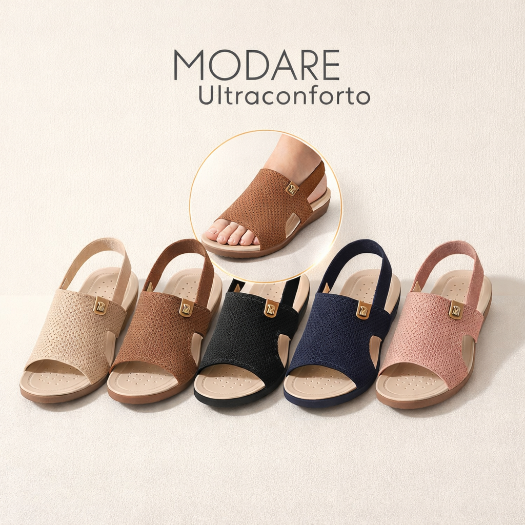 Sandália Feminina Modare Ultraconforto Confortável Moderna Macio Elegante Moda Elegante Original