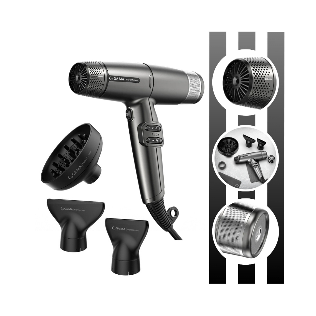 Secador Professional IQ Lite Max Silver Gama Italy