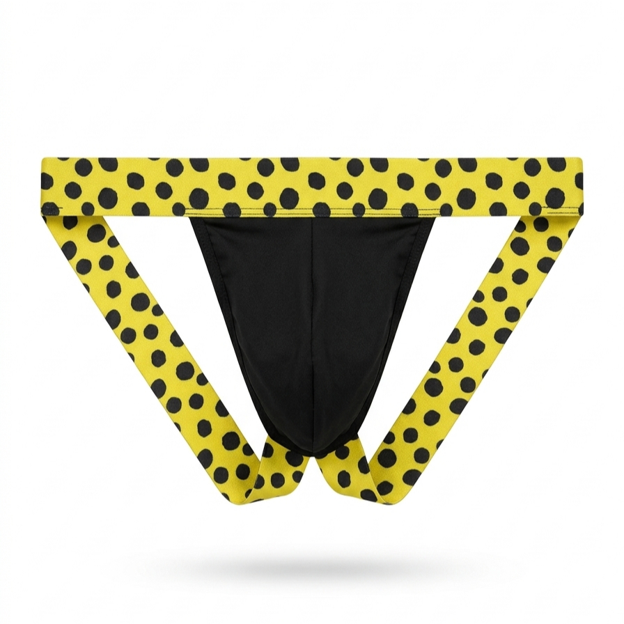 Cueca Jockstrap Girafa no Elástico.