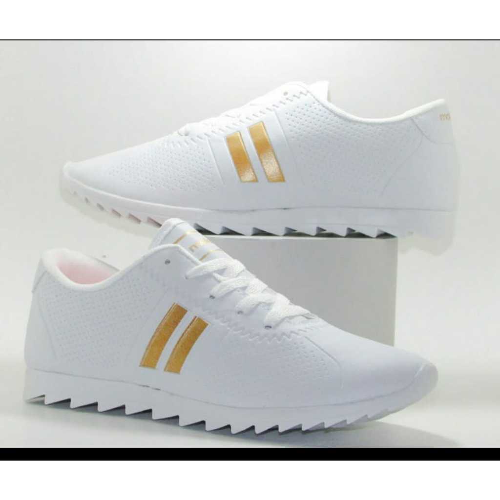 Tênis Feminino Branco Casual Leve Confortável Dia a Dia Solado Tratorado Antiderrapante Básico