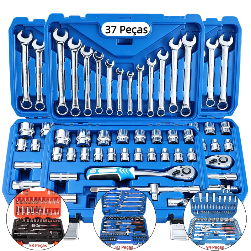 Kit de Ferramentas Profissional 37 a 94 Peças