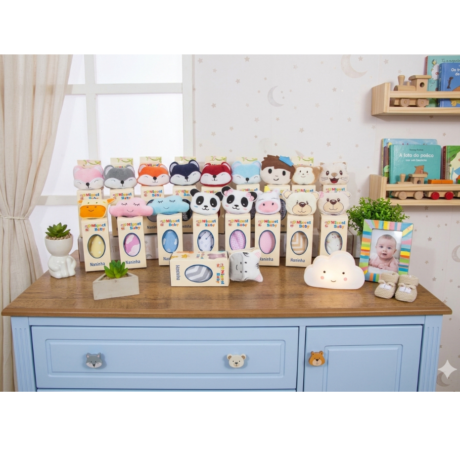 Naninha Para Bebe Com Prendedor De Chupeta