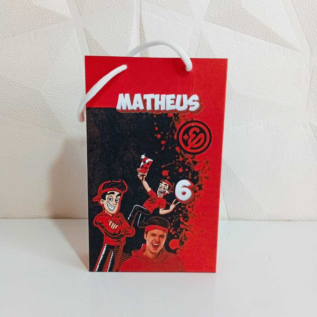 Sacolinha Enaldinho Tamanho P Personalizadas  Festas PEGUE E MONTE Lembrancinha  /Aniversário