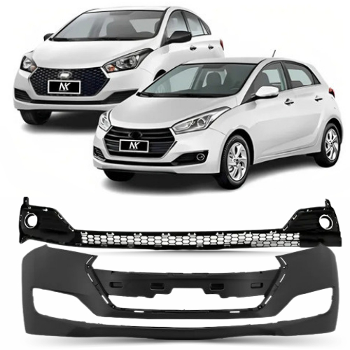 Kit Parachoque Grade Hb20 Hb20s 2016 2017 2018 2019 1ª Linha Novo