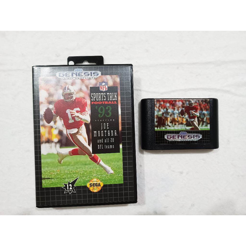 Nfl Sports Talk 93 Joe Montana Original - Mega Drive Genesis