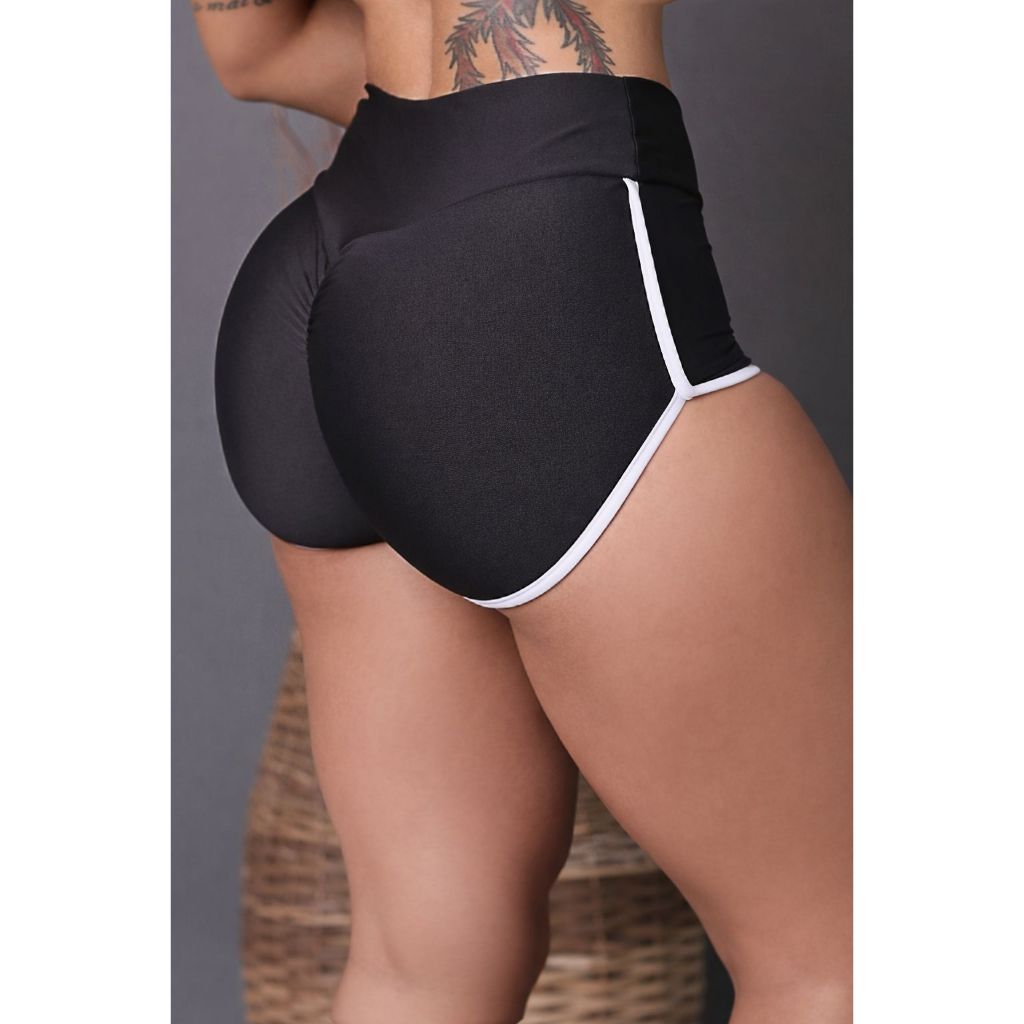 Shorts Curto Pole dance Cross fit Levanta Bumbum