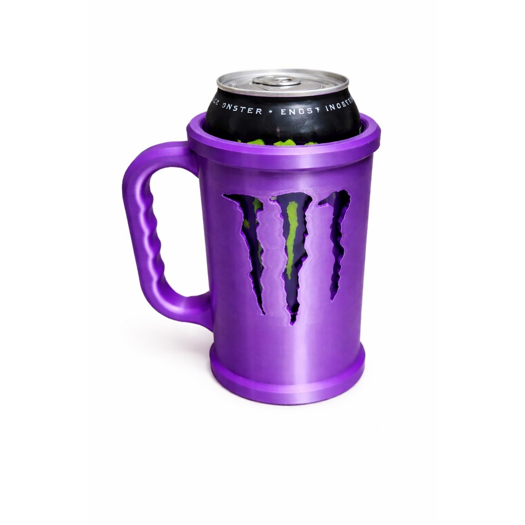 Caneca Porta Lata Monster 3D – Suporte para Latinha com Alça