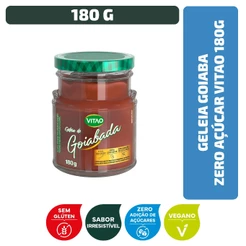 Geleia Goiaba Zero Açúcar Vegano Vitao 180 g