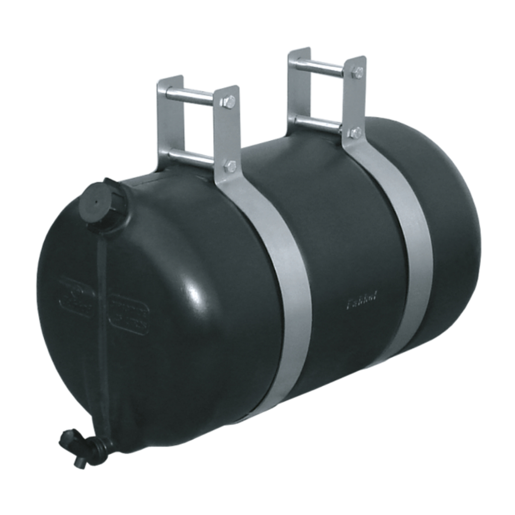 Corote Agua 25 Litros Com Suporte Fabbof Reforçado Reservatorio Agua Caminhao Motorhome Carreta