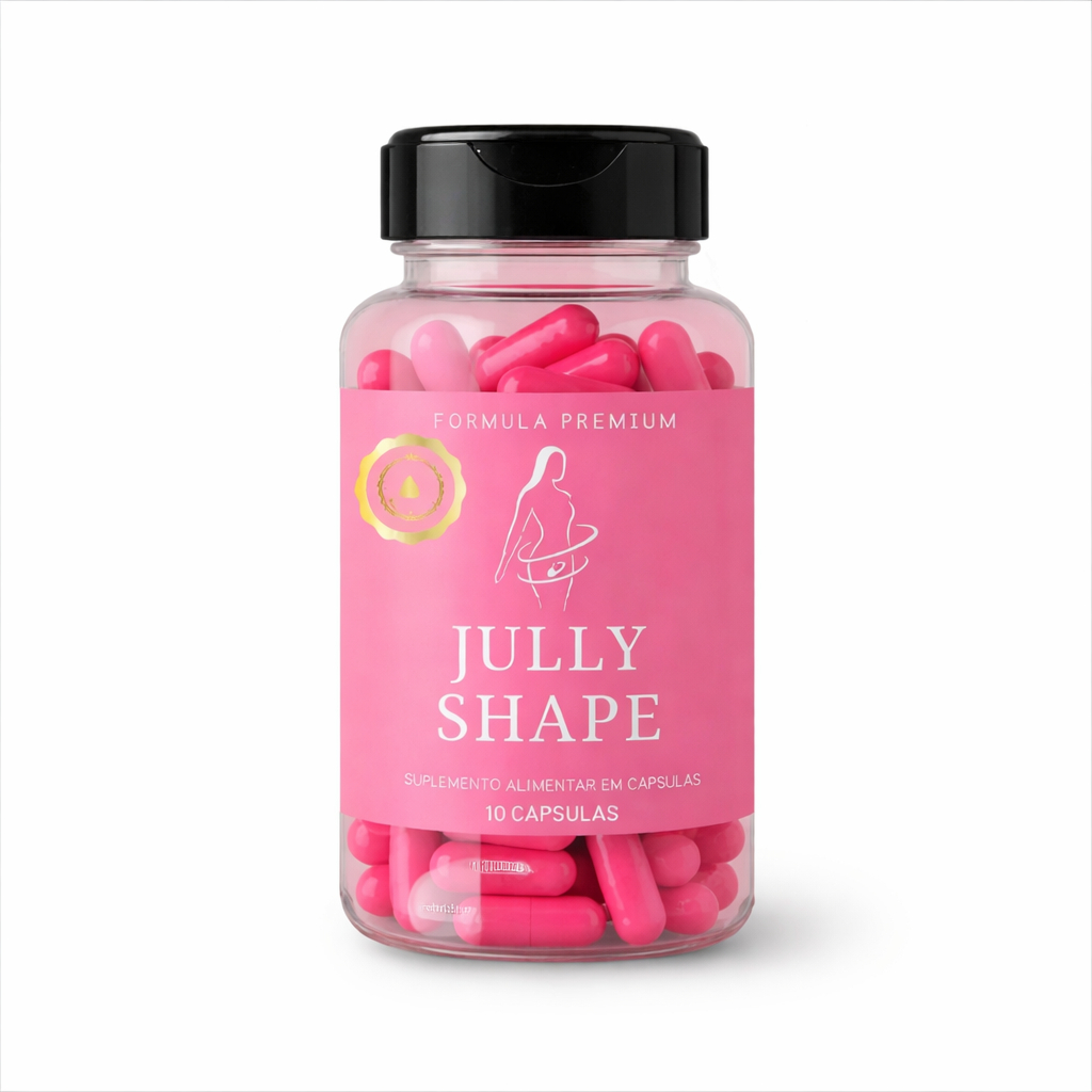 Jully Shape Original Cápsulas Auxilia no Emagrecimento Suplemento Alimentar Fórmula Queima Gordura