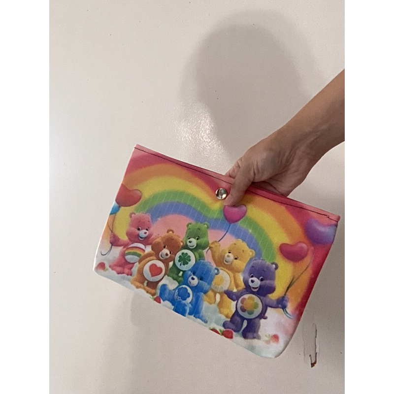 Bolsa de mão Clutch ursinhos carinhosos necessaire, porta treco ou maquiagem