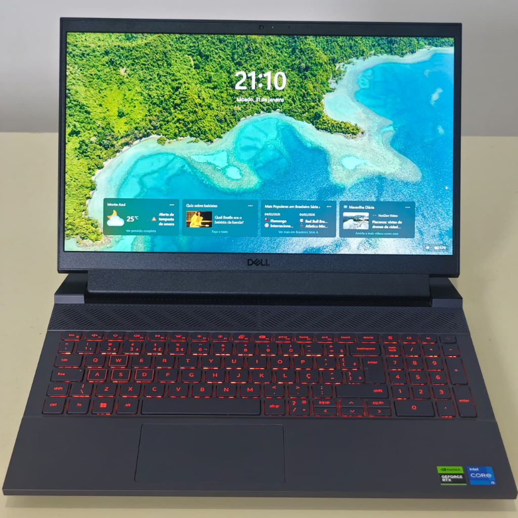 Notebook Gamer Dell G15 5530 i5 13450Hx RTX3050 6GB 16GB de RAM Teclado retroiluminado