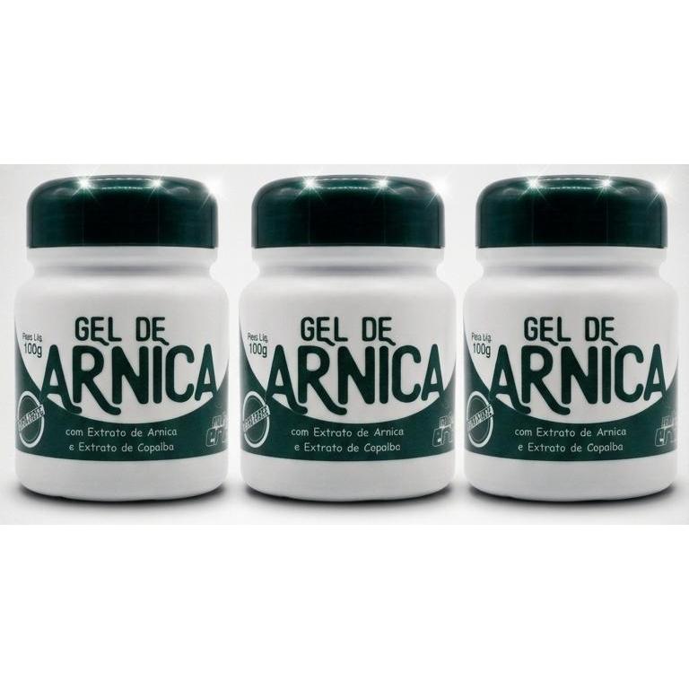 GEL DE ARNICA OLEO DE COPAIBA MULTI ERVAS 100gr DEMAZON KIT 3 UND