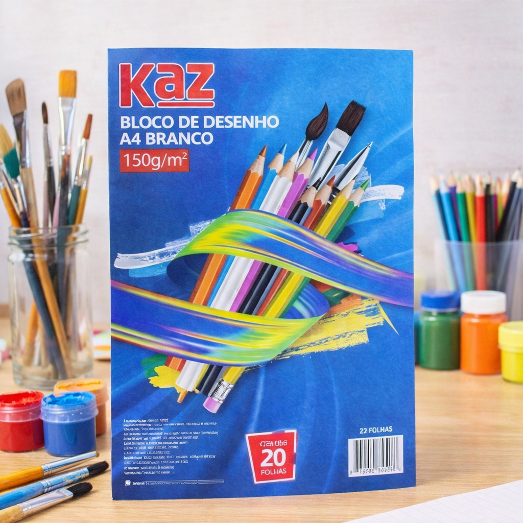 Bloco Desenho Canson Folha De Papel A4 150g 20  Folhas