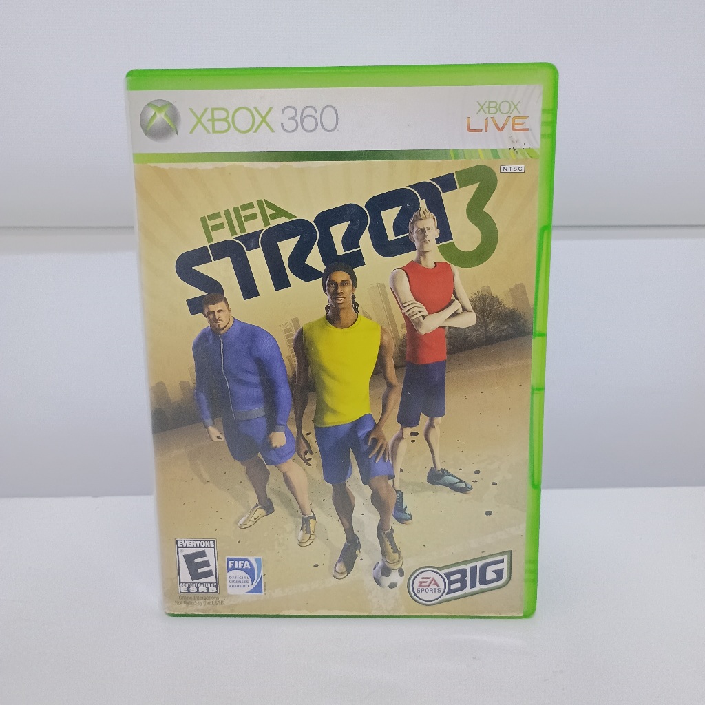 FIFA street 3- jogo de xbox 360 original mídia física