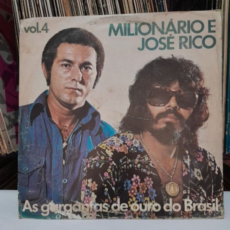 Vinil Lp Milionário e José Rico - As gargantas de ouro do Brasil vol 4