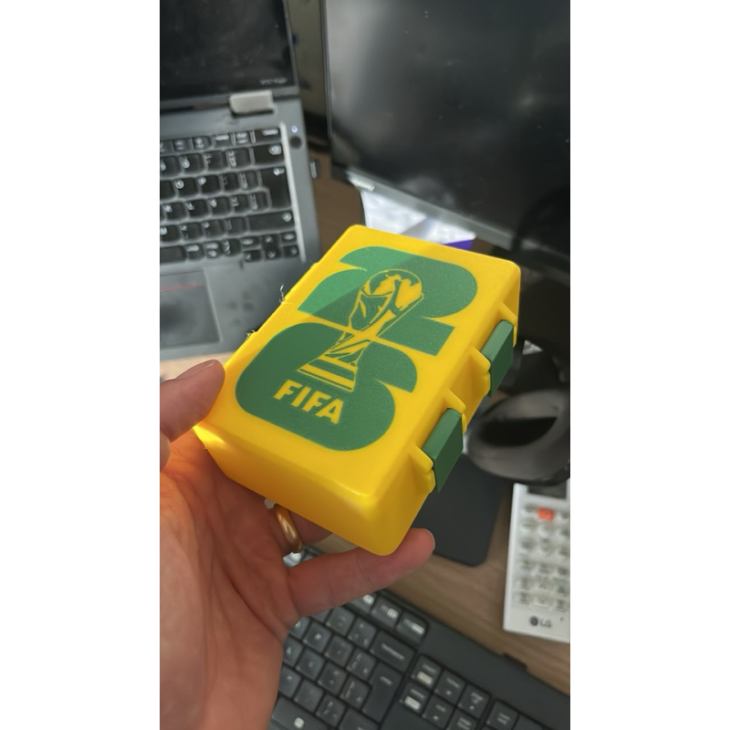Caixa Porta Figurinhas Copa FIFA – Organizador Compacto p/ 200 Figurinhas ⚽
