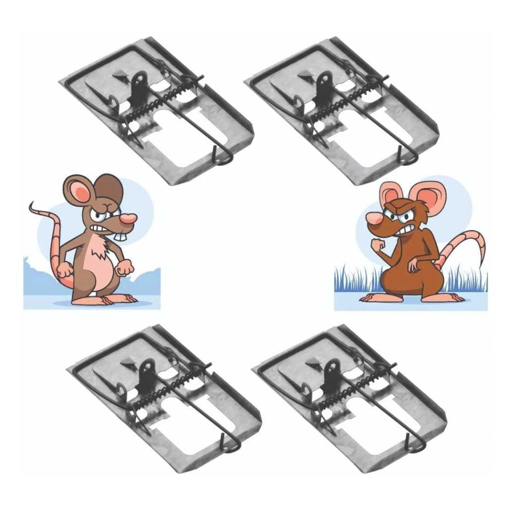 Ratoeira Inteligente Kit Com 2 Ou 4 Unidades Reutilizável Solução Eficiente e Segura contra Roedores