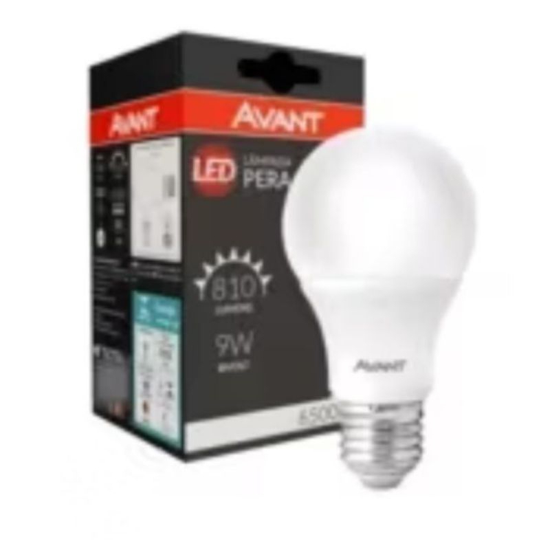 Lampada de LED 9W 6K pacote com 10