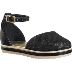 Sandália Infantil Espadrille Anabela GiGiL Teen Flatform Meninas Plataforma Brilho LILY