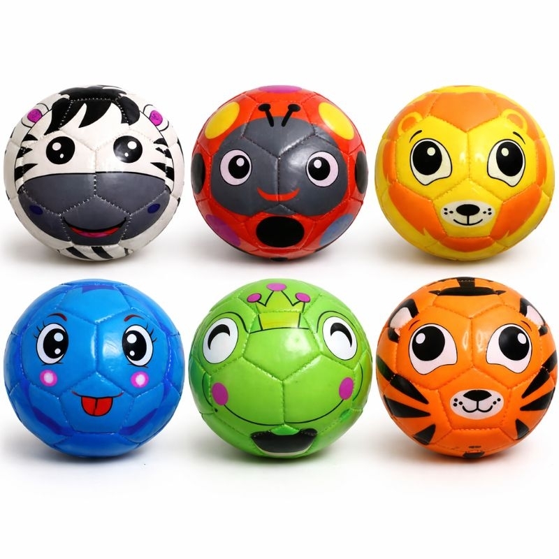 Bola De Futebol Colorida Infantil N2 Brinquedos Para Crianças e Bebês — imagem 2 de 2
